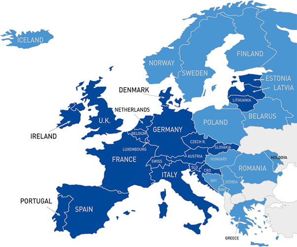 Adaptateur gaz allemand et Europe du nord